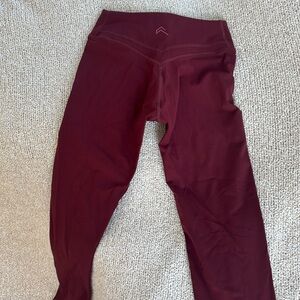 Oner Active Crossover Leggings - Maroon